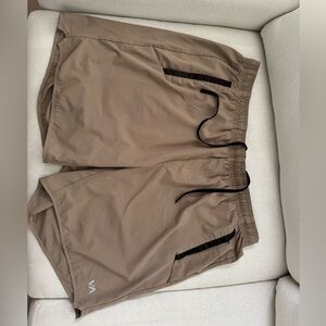 RVCA Men's Athletic Shorts in Brown XL